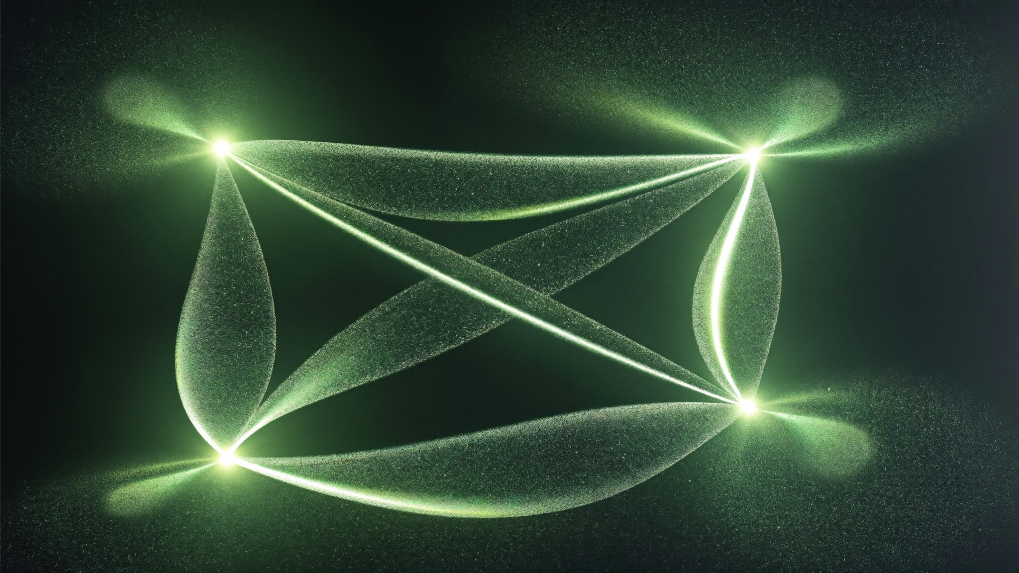 Glowing money flow connecting customers, AstraPawa, installers and banks